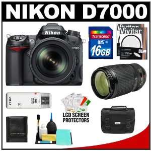  Nikon D7000 Digital SLR Camera & 18 105mm VR + 70 300mm VR 