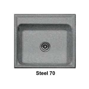 CorStone 18270 Steel Shannock Shannock Single Bowl Self Rim Kitchen 