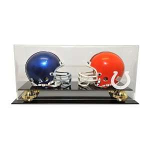  Indianapolis Colts Double Mini Helmet Display Case with 