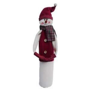 Country Christmas Frosty Wine Sock 