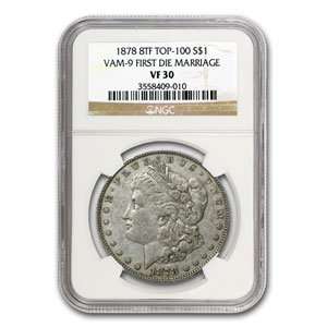  1878 8 Tailfeather VF 30 NGC VAM 9 Top 100 (1.00) Toys 