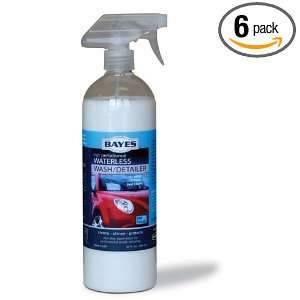  Bayes Premium Waterless Wash, 32 Ounce Bottles (Pack of 6 