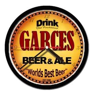  GARCES beer and ale cerveza wall clock 
