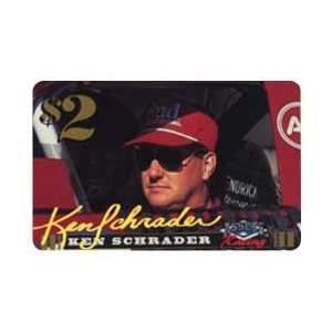 Collectible Phone Card Assets Racing 1995 $2. Ken Schrader (Signed)
