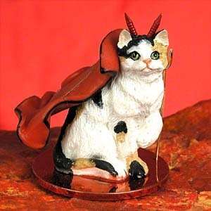  Calico Little Devil Cat Figurine