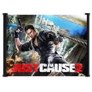  Just Cause 2 Game Fabric Wall Scroll Poster (21x16 