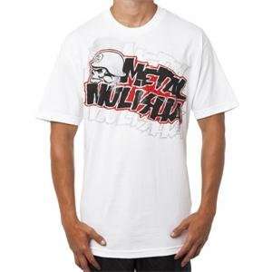  Metal Mulisha Youth Exposed T Shirt   Small/White 
