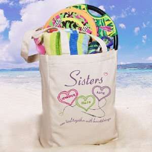  Sisters Heartstrings Personalized Totebag Beauty