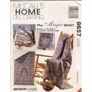  McCall Home Decorating / Crafts Sewing Pattern 8657   Use 