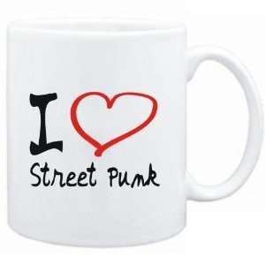  Mug White  I LOVE Street Punk  Music