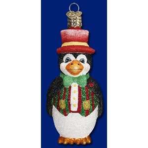  Old World Christmas Gentleman Penguin Ornament