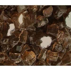   Pit Glass, 1/2 Copper Reflective CHUNKY, 25 LBS Patio, Lawn & Garden