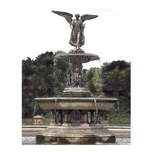  Bethesda Fountain, Central Park, New York Giclee Poster 