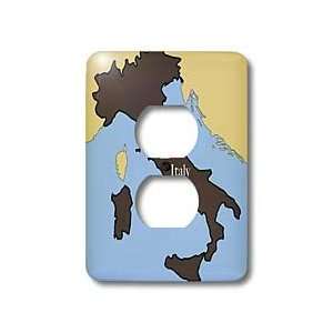   Italian.   Light Switch Covers   2 plug outlet cover