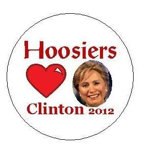   2012   1.25 MAGNET ~ Hillary Clinton Indiana President Election Heart