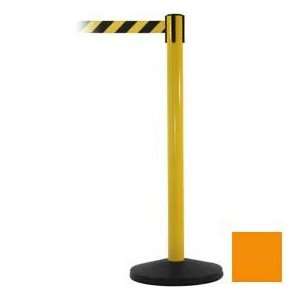  Yellow Post Safety Barrier, 10ft, Orange Belt Everything 
