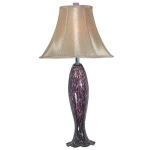  Kenroy Lamp KE 31460PUR Pisces Lamp Purple Glass