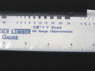 Scale Lumber Gauge measure HO H O Scale Midwest #1124  