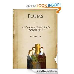 POEMS by Currer, Ellis, And Acton Bell [Annotated] Emily Brontë 
