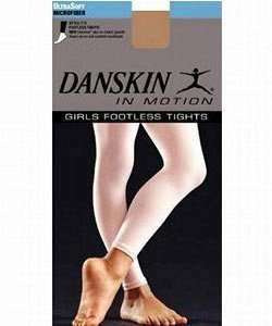 DANSKIN GIRLS FOOTLESS TIGHTS STYLE #712  