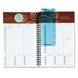  Bold and Bright Wirebound Wkly Planner Refill, 2 Pages per 