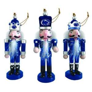 Pack of 6 NCAA Penn State Nittnay Lions Nutcracker Christmas Ornaments 