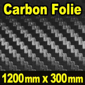 3D Carbon Look Folie 300x1200 mm Carbonfolie Schwarz  