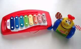 Lot 2 Toddler Toys Crawl Flutter Bee Colorful Xylophone  
