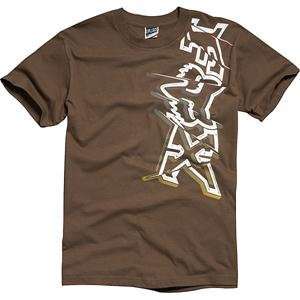  Fox Racing Shear T Shirt   Medium/Cocoa Automotive