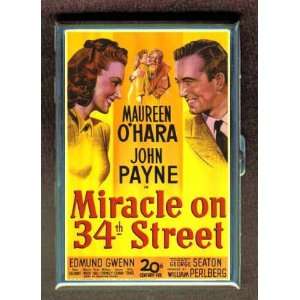  CHRISTMAS MIRACLE ON 34TH STREET ID CARD CIGARETTE CASE 