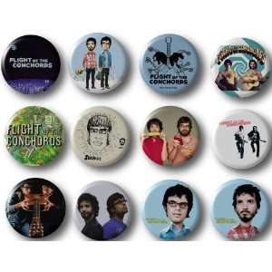  Set of 12 FLIGHT OF THE CONCHORDS Pinback Buttons 1.25 