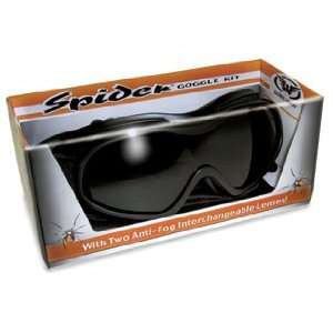  Spider kit motorcycle goggles clear and smoked interchange 