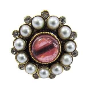   Adjustable Ring Gold Tone Designer Jodha Akbar Style Jewelry Jewelry