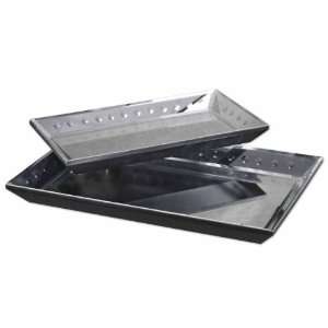 Uttermost 22 Inch Alanna Trays Set/2 Constructed Of Multiple Polished 