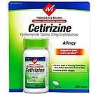Cetirizine HCL Hydrochloride 10 mg Cetirizina 350 Tablets OTC Alergy 