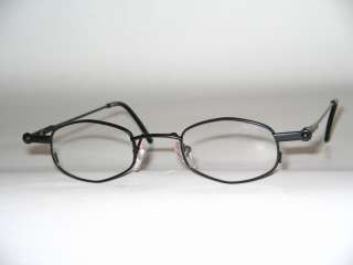 Fine black Italien unisex design metal eyeglasses frame  