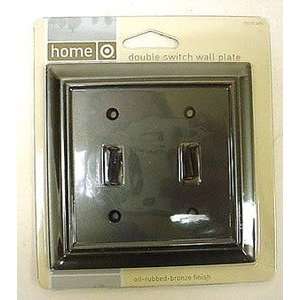 Liberty 085 03 3696 Oil Rubbed Bronze Architect Double Switch Cover 