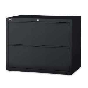   Lateral File, 2 Drawer, 36x19 1/4x28 3/8, Charcoal