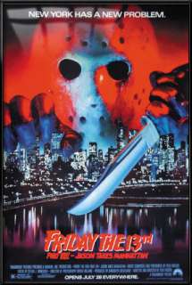 FRIDAY THE 13TH   PART 6 / VIII   FRAMED MOVIE POSTER  
