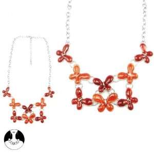   sg paris women necklace necklace 38cm+ext rho raspberry resin Jewelry