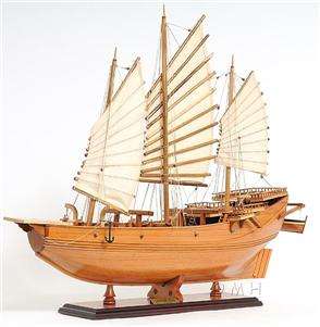 Chinese Junk Wooden Pirate Model Ship Sailboat 27 Boat  