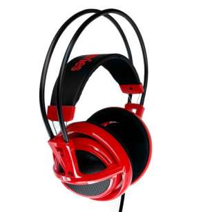 RED NEW Steelseries Siberia V1 Full Size +MIC Headsets  