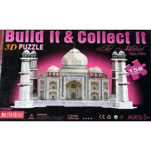  Build It and Collect It Taj Mahal 3D Puzzle Toys & Games