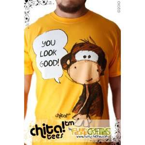  Chita You Look Good T shirt (Gold   Large) Everything 