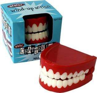   Chattering Teeth Plastic Wind Up gag gift Harry Potter Zonkos  