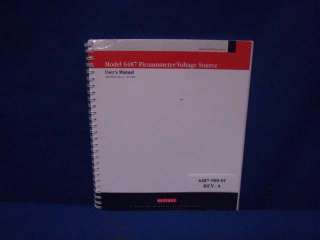 KEITHLEY 6487 PICOAMMETER VOLTAGE SOURCE USERS MANUAL  