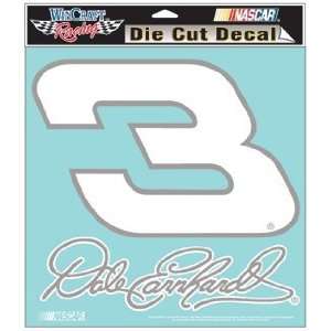  Dale Earnhardt 8 x 8 Die Cut Number Decal Everything 