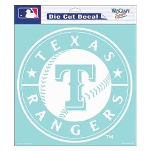  Texas Rangers 8x8 Die Cut Decal