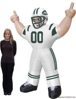 New York Jets NFL Large 8 Ft Inflatable Football Player 896332002870 