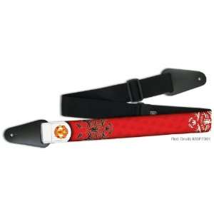  Grover Allman Red Devil Manchester United Guitar Strap 